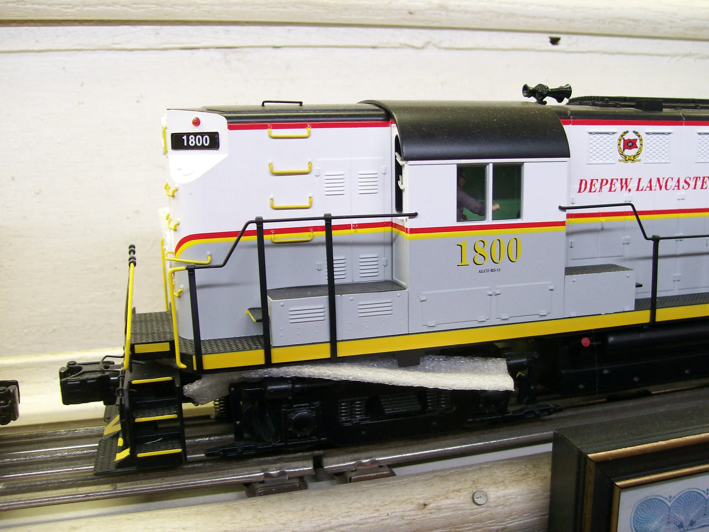 Exclusive E-Z Catch Custom Run MTH Premier Depew Lancaster & Western RS-11 Diesel Cab # 1800