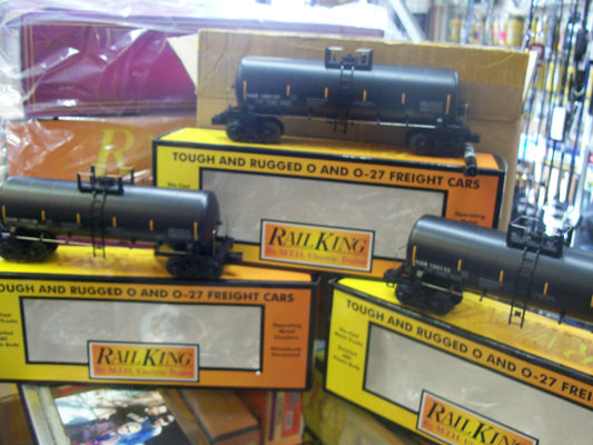 Exclusive MTH ( THREE PACK ) ( Railking ) Northern Alberta Railways # 100132, 100137, 100138 Modern Tank Cars