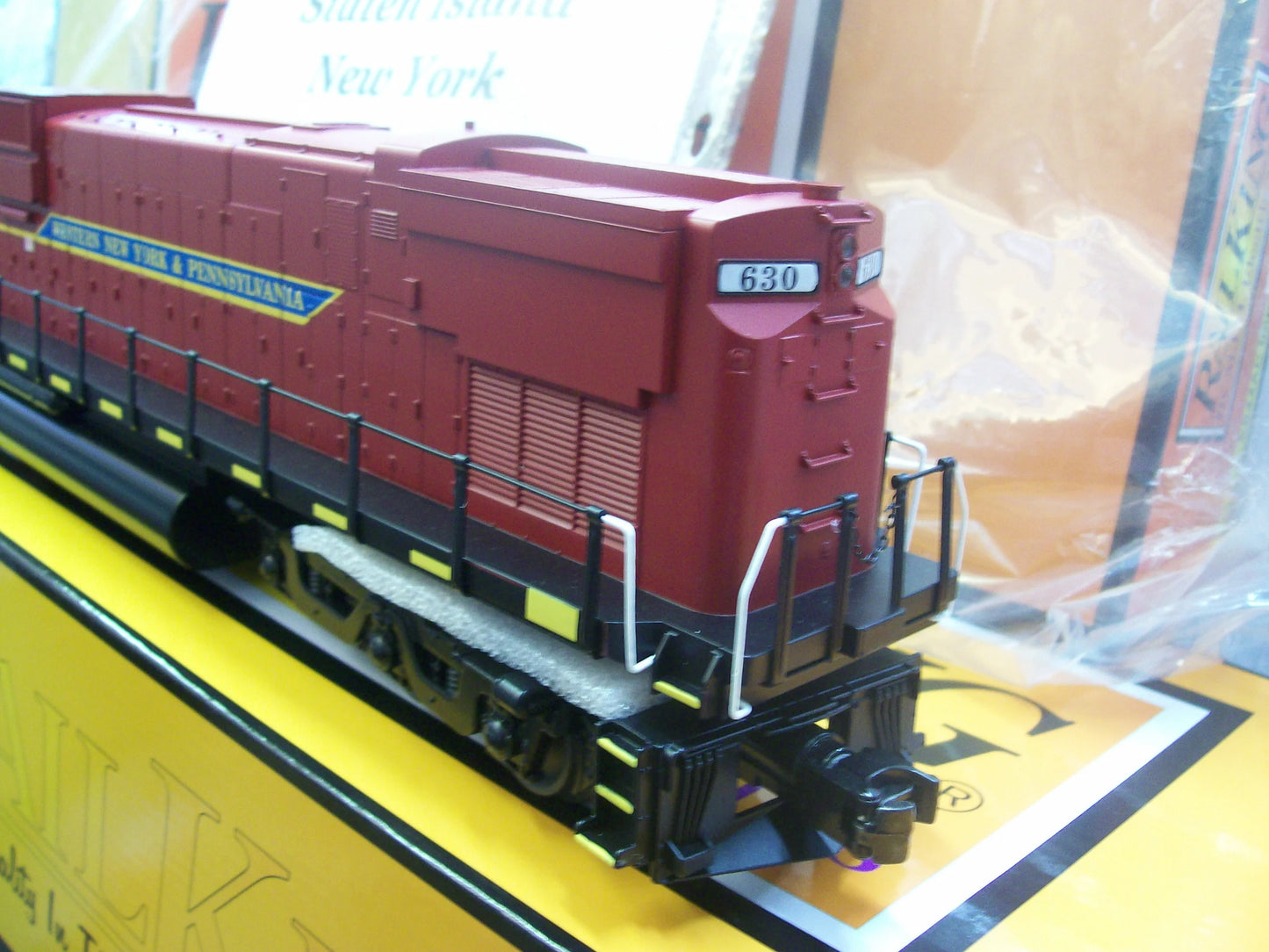 ( SOLD OUT ) EXCLUSIVE CUSTOM RUN MTH WESTERN NEW YORK & PENNSY C-630 RAILKING ALCO DIESEL