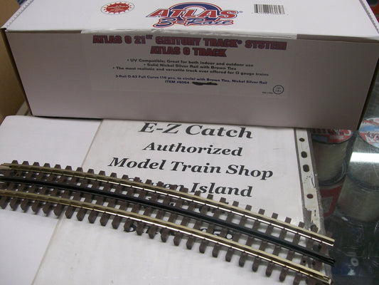 Atlas O # 6064 ( 0-63 COMPLETE CIRCLE ) O Scale Solid Nickel Silver 3-Rail ( 16pcs)