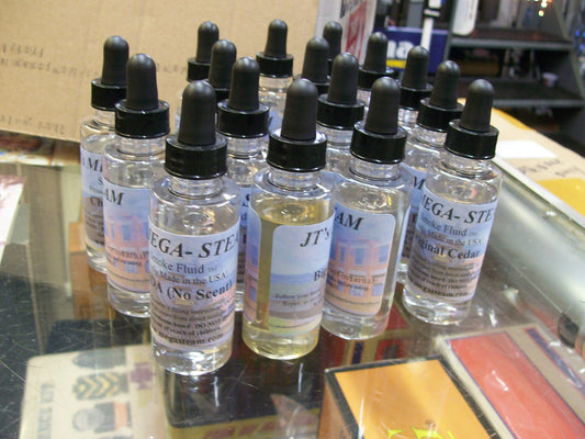 JT's Mega Steam Engine Smoke Fluid 2oz Dropper Bottle's ( Pick your Scent ) Sold Each