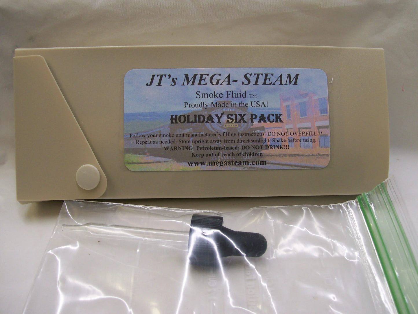 JT's Mega Steam Holiday Six Pack (Eye dropper included) Contains Six Different Scents