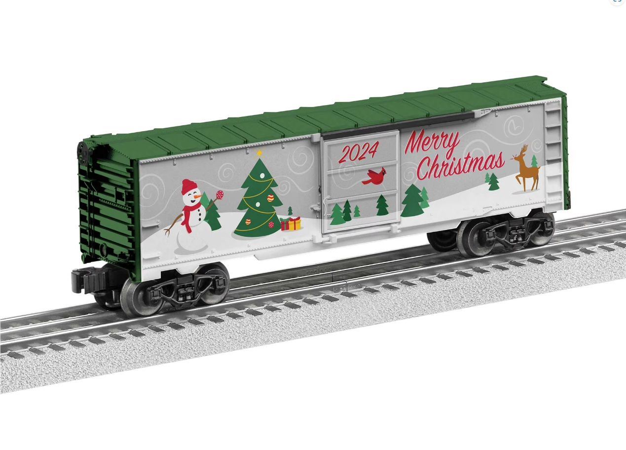 In Stock Lionel 2024 Annual Christmas O Gauge Box Car # 2428070